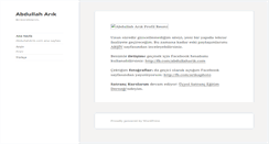 Desktop Screenshot of abdullaharik.com